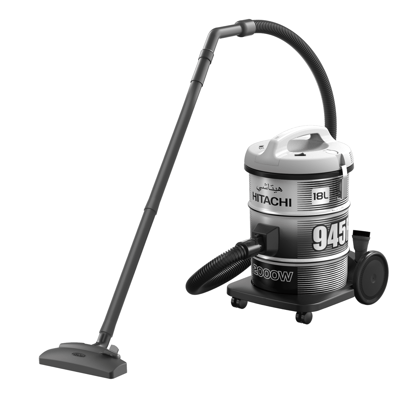 Hitachi Drum Vacuum Cleaner 2000w 18 liters.