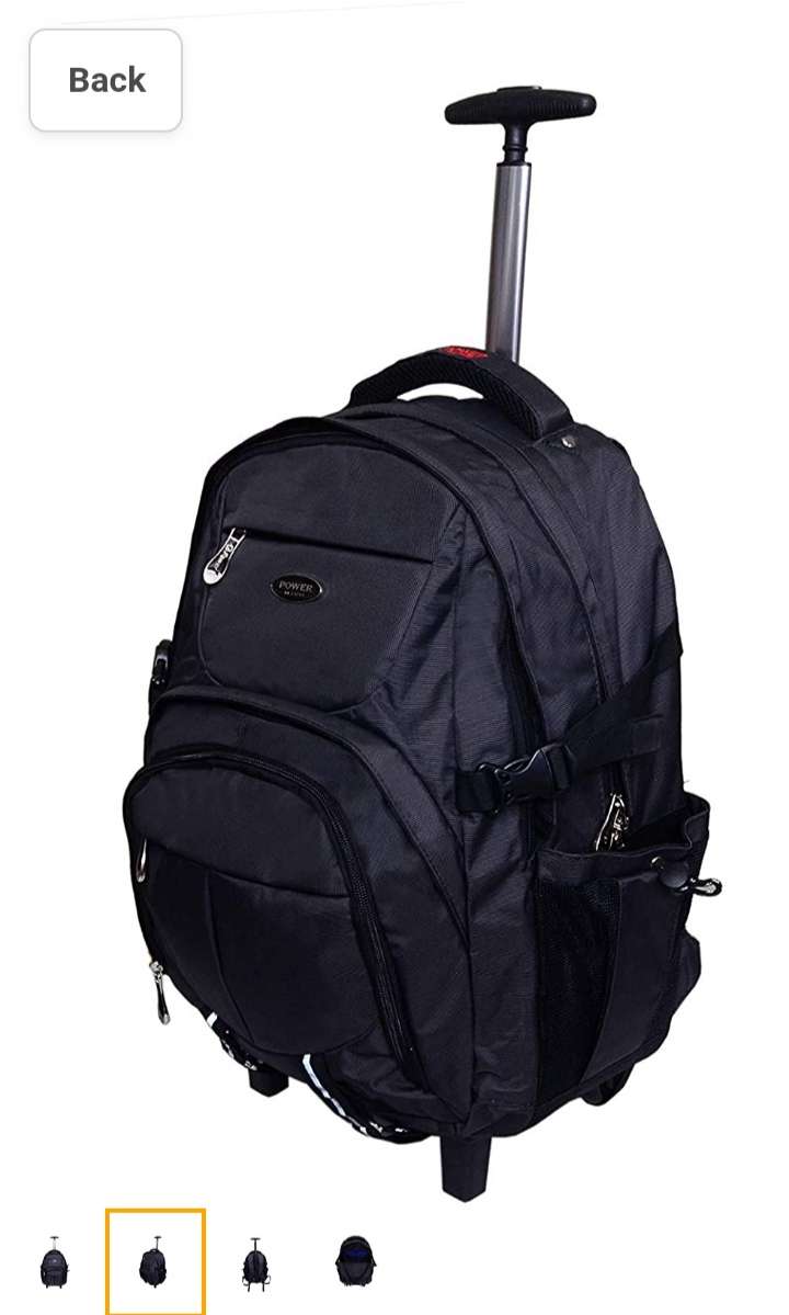 Travel trolley backpack bag