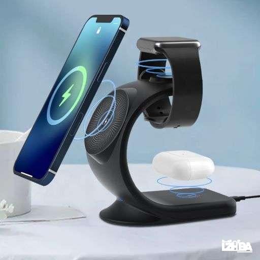 3 in 1 Magnetic wireless charger stand