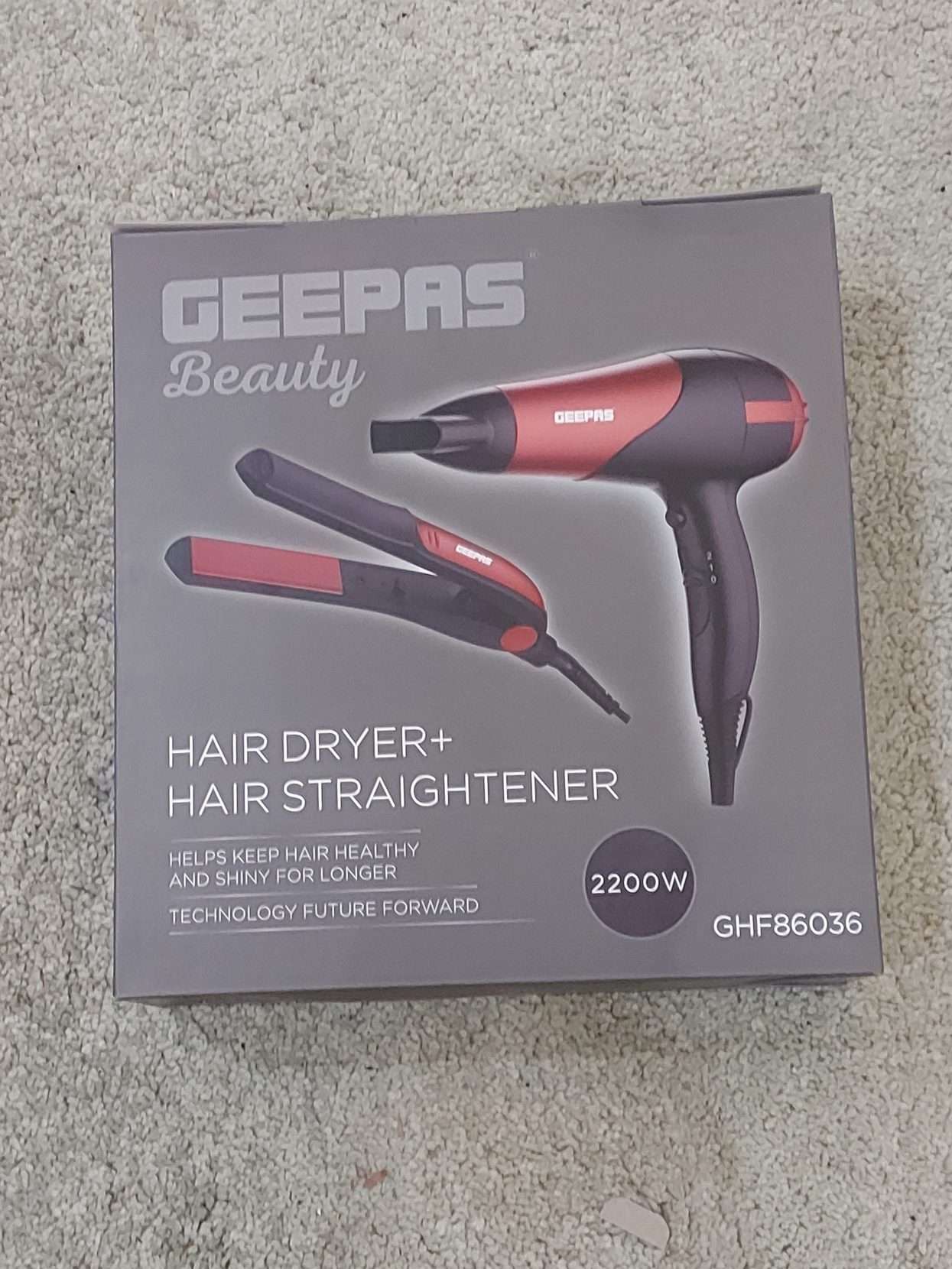 Geepas Hair Dryer and Straightener
